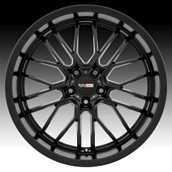 Cray Eagle Matte Black Custom Corvette Wheels 3